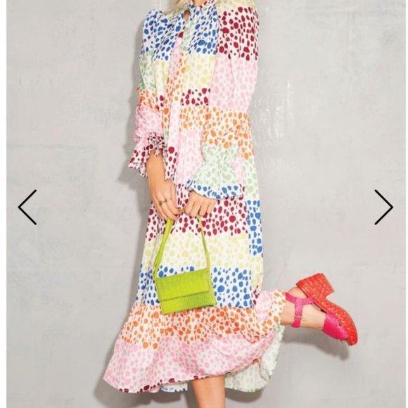NEVER FULLY DRESSED Multi Printed Patsy Maxi Dress - Picture 2 of 7